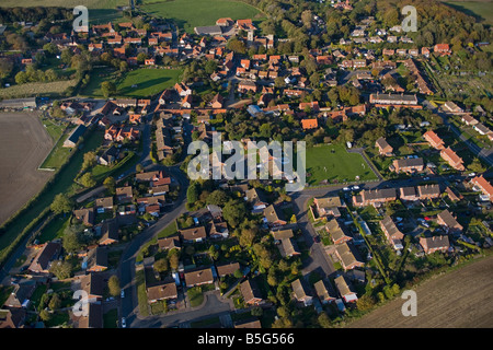 Villaggio Weybourne dall'aria NORFOLK REGNO UNITO Ottobre Foto Stock