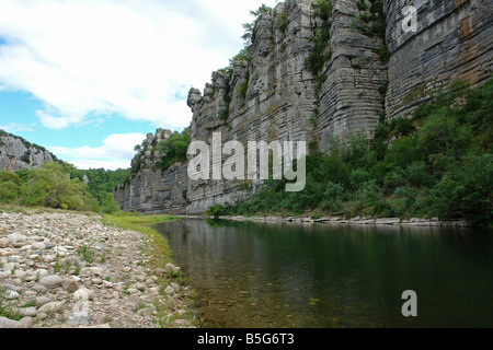 In Ardeche Chassezac Valley, Francia Meridionale, Europa Foto Stock