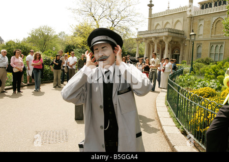 Brighton Art Festival gli artisti di strada Foto Stock