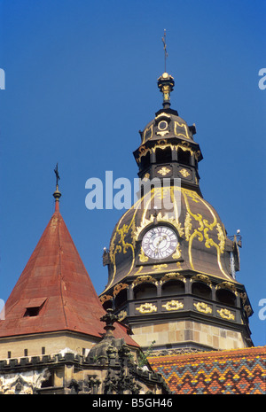 Torri di Santa Elisabetta nella cattedrale di Kosice in Slovacchia Foto Stock