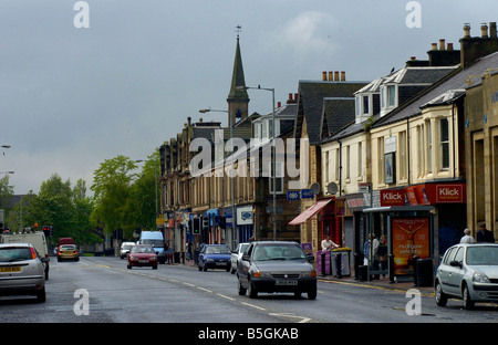 Vista generale del comune di Bellshill in South Lanarkshire Scozia Scotland Foto Stock