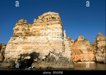 Ponta da Piedade ,Lagos. Algarve, Portogallo. Foto Stock