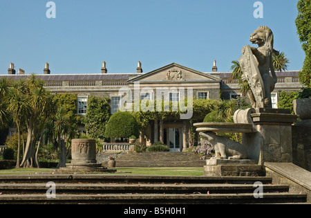 Montare Stewart Casa comprendente Gardens Strangford Lough Irlanda del Nord Foto Stock