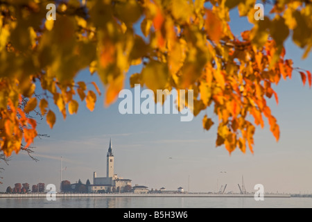 Grosse Pointe Shores Michigan Grosse Pointe Yacht Club nella zona suburbana di Detroit sulle rive del lago St Clair Foto Stock