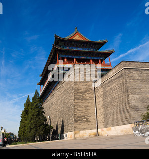 Gate Zhengyangmen Piazza Tiananmen Pechino Cina distanza significa popolo irriconoscibile nessuna richiesta di release Foto Stock