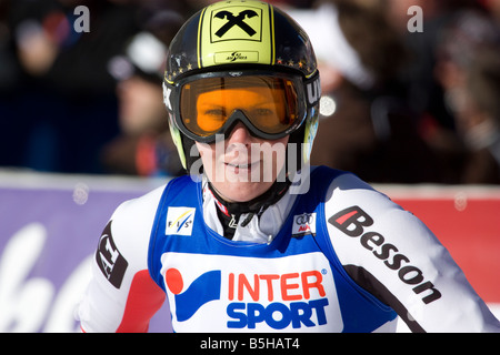 SOELDEN AUSTRIA OTT 25 Nicole Hosp AUT competere nel womens slalom gigante presso il Ghiacciaio Rettenbach Foto Stock