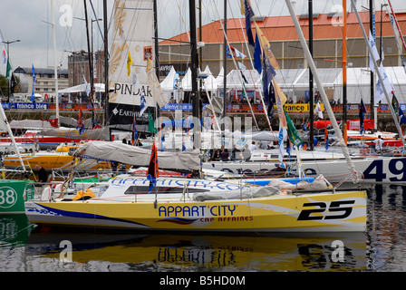 Inizio della transat Jacques Vabre in Le Havre porto Normandia Francia Foto Stock