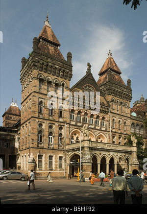 Victoria Terminus Stazione Ferroviaria di Bombay in India. Ora Chhatrapati Shivaji Terminus Foto Stock