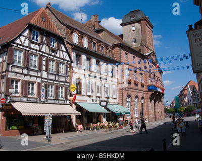 La cittadina termale di Bad Bergzabern, Renania Palatinato, Germania Foto Stock