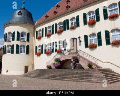 La cittadina termale di Bad Bergzabern, Renania Palatinato, Germania Foto Stock