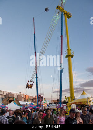 Giostre, Calgary Stampede, Calgary, Alberta, Canada Foto Stock