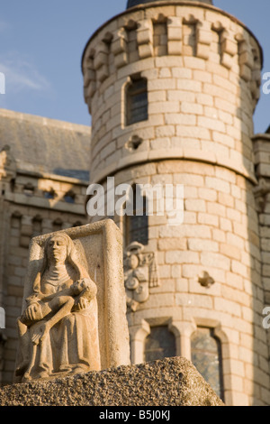 Il Palazzo episcopale di Gaudi, Astorga, Leon, Spagna Foto Stock