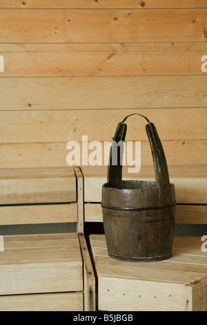 Mostra in sauna Foto Stock