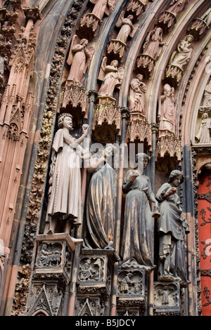 Cattedrale gotica in Sessione plenaria a Strasburgo dal giugno 2006 Foto Stock