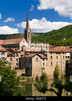 San Antonin Noble Val, Tarn et Garonne, Francia, Europa Foto Stock