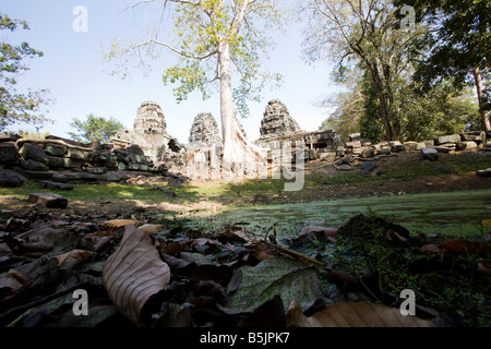 Prasat Ta Som templi di Angkor Siem Reap Cambogia Foto Stock