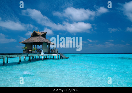 Maldive - Banyan Tree Resort - Isola di Vabbinfaru Foto Stock