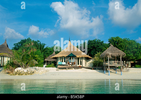 Maldive - Banyan Tree Resort - Isola di Vabbinfaru Foto Stock