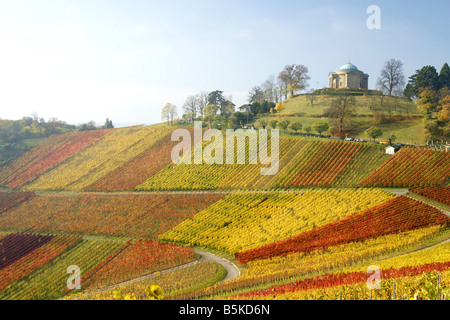 Mausoleo cappella Stuttgart Rothenberg in vigna Foto Stock