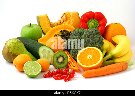 La frutta e la verdura ancora vita Foto Stock