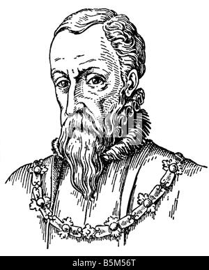 Alba, Fernando Alvarez de Toledo, 3rd Duca di, 29.10.1508 - 11.12.1582, leader militare spagnolo e potitiano, govenor dei Paesi Bassi spagnoli 1567 - 1573, ritratto, disegno, 19th secolo, , Foto Stock