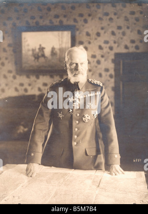 1 L305 B1917 Principe Leopoldo di Baviera Foto 1917 Leopoldo principe di Baviera 2° figlio del principe reggente Luitpold Monaco di Baviera 9 Febru ary Foto Stock