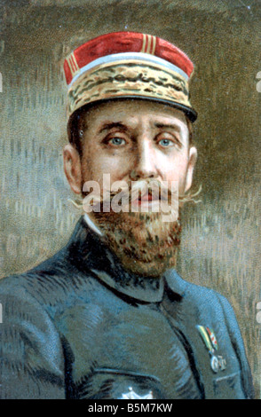 1FK 3046 C1916 E GENERALE Gouraud Col litografia c 1916 Gouraud Henri Joseph Eugene francese generale 1867 Parigi 1946 Gourau generale Foto Stock