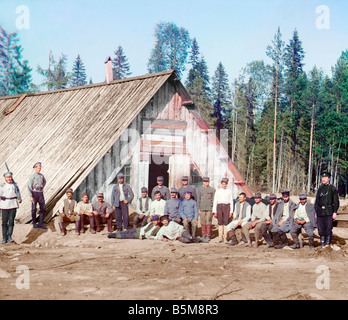 2 g55 K1 1915 25 WW I Austr prigionieri di guerra foto 1915 Storia Prima Guerra Mondiale 1914 18 prigionieri di guerra austriaca di prigionieri di guerra di un Foto Stock