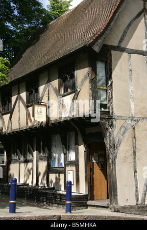 Città di Nottingham, Inghilterra. Il medievale del XIV secolo costruito Severns edificio è la casa del Nottingham Centro Lace. Foto Stock