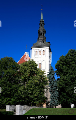Il XIII secolo Catholic Saint Nicholas' chiesa a Tallinn in Estonia Foto Stock