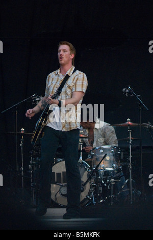 Josh Homme, regine dell'età della pietra, Heineken jamming Festival, Mestre Venezia Italia 21 luglio 2008 Foto Stock