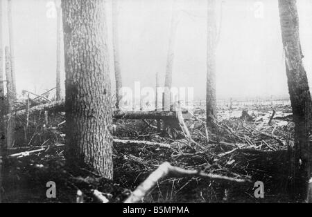 9 1916 3 18 A1 6 e Battaglia di Postawy 1916 Battlefield Guerra Mondiale 1 anteriore orientale sconfitta delle truppe russe dopo un offen sive su Foto Stock