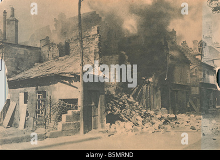 9 1918 5 29 A1 8 e offensivo Maggio 1918 cattura di Soissons Guerra Mondiale 1 fronte occidentale tedesco grande offensiva Marzo Luglio 1918 Break Foto Stock
