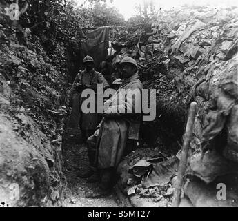 9FK 1916 6 0 A1 1 e Battaglia delle Somme delle posizioni francesi la prima guerra mondiale la Francia Battaglia delle Somme dal 23 giugno al 26 Novembre 191 Foto Stock