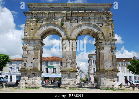 Arc De Germanicus, Saintes, Francia Foto Stock