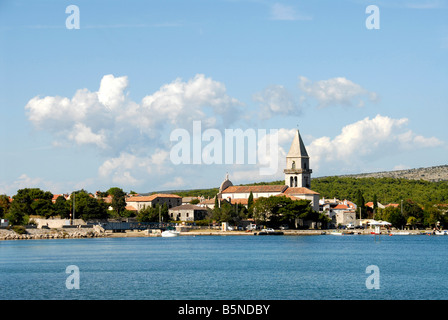 Osor village isola di Cherso Croazia Foto Stock