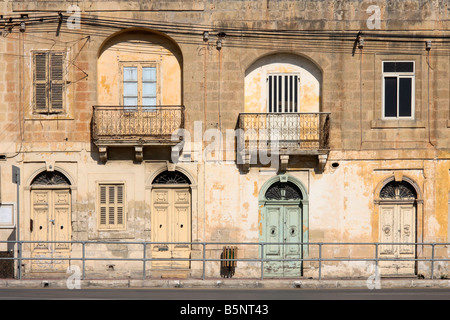 Tradizionali case di Maltese. Foto Stock