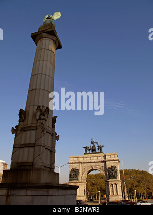 Grand Army Plaza Brooklyn New York Foto Stock