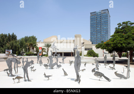 Giardino di sculture museo d'Arte di Tel Aviv ISRAELE Foto Stock