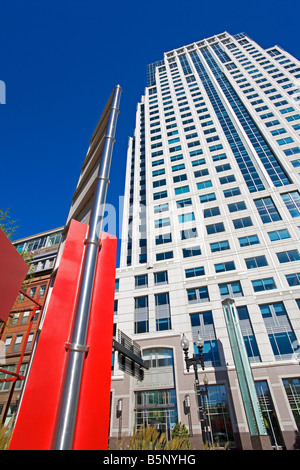 State Street Financial Center Boston Massachusetts, STATI UNITI D'AMERICA Foto Stock
