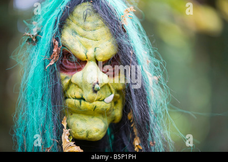 Il sentiero di Halloween a Thorp Perrow Arboretum nello Yorkshire Regno Unito Foto Stock