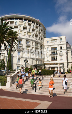 Hotel de Paris Place Du Casino, Monte Carlo, Monaco, Francia Foto Stock