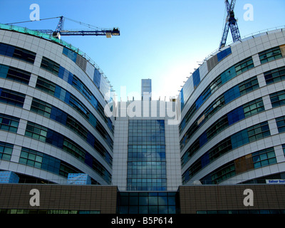 Il nuovo ospedale di sviluppo presso la Queen Elizabeth Hospital Selly Oak Birmingham REGNO UNITO Foto Stock