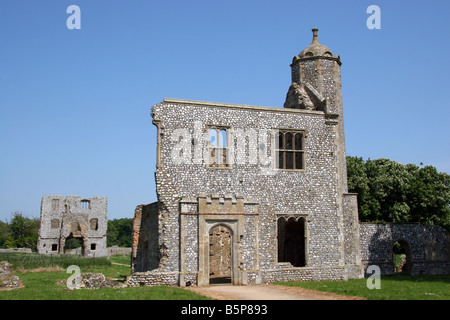 Il castello di Baconsthorpe Norfolk Inghilterra Foto Stock