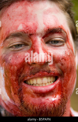 zombie maschio Foto Stock