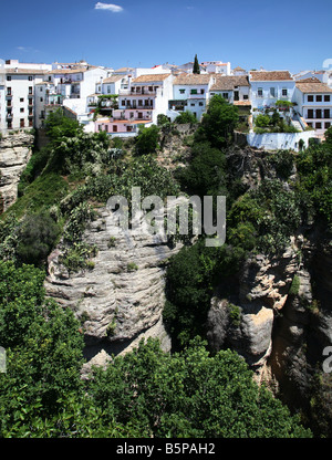 El Tajo Gorge, Ronda, Andalusia Spagna meridionale Foto Stock