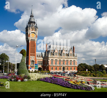 Municipio di Calais, Francia Foto Stock