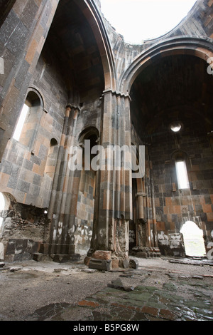 Cattedrale di Ani, la città vecchia ormai abbandonato, vicino al confine con l'Armenia Foto Stock