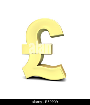 Pound simbolo di valuta Foto Stock