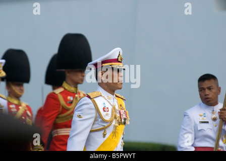 Sua Altezza Reale il Principe Maha Vajiralongkorn del principe ereditario della Thailandia Foto Stock